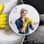 De toiletpot zal oogverblindend wit zijn na één remedie: wat