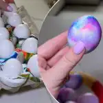 Zo maak je "marmeren" paaseieren: een flyhack die het web veroverde Zo maak je "marmeren" paaseieren: een flyhack die het web